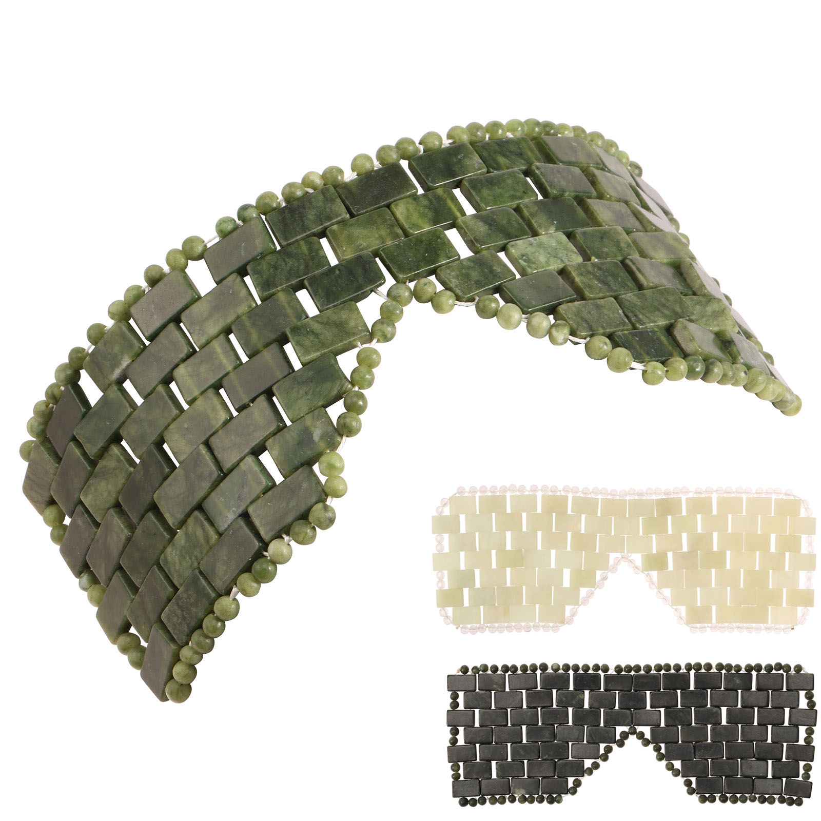 Skincare Omg - Natural Jade Face Eye Mask Cooling