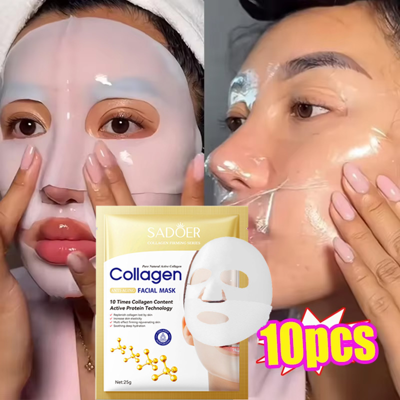 Skincare Omg - 10PCS Collagen Anti Wrinkle Facial Mask
