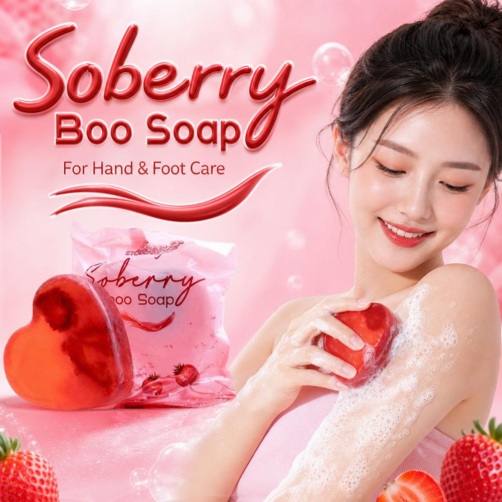Strawberry Scented Bath Soap S - Skincare Whitening 评论和价格