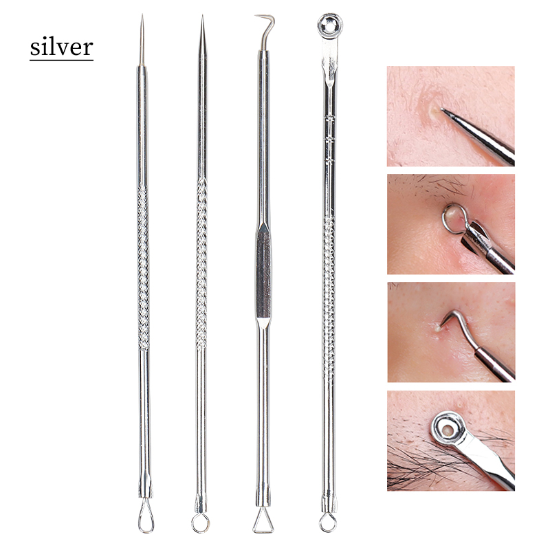 4Pcs/Set Acne Blackhead Needle - Skincare Ingredients Checker 评论和价格