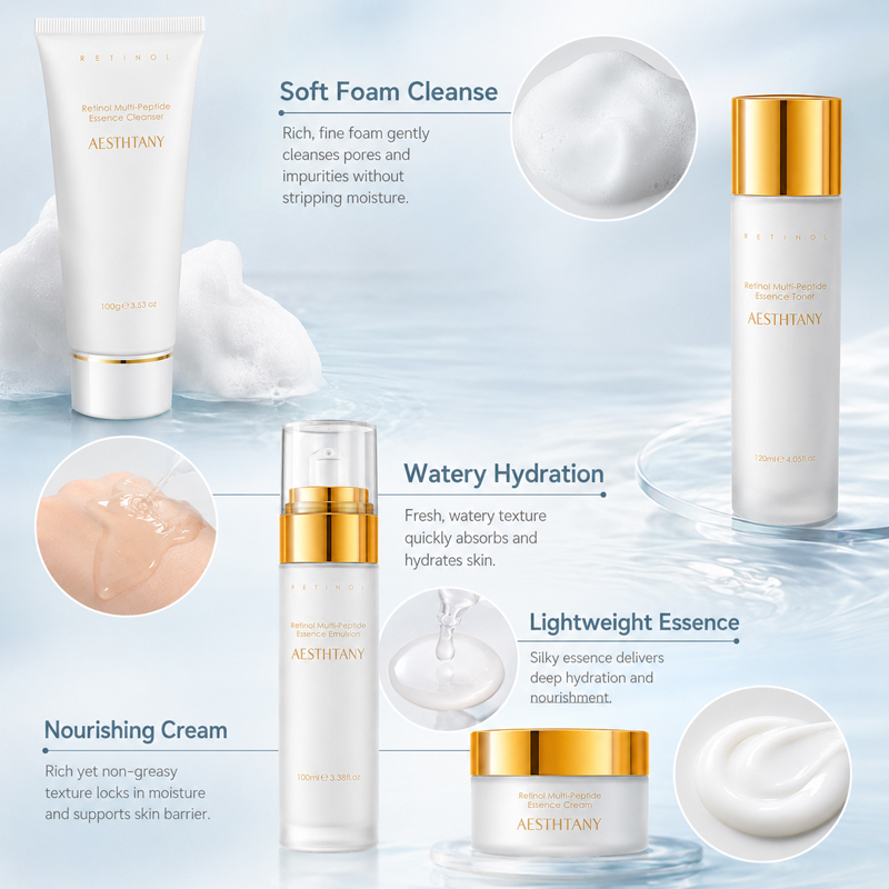 7PCS Retinol Multi-Peptide Ski - Skincare Omg 评论和价格