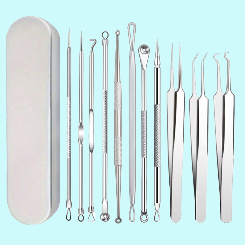 11Pcs/Set Acne Needle Blackhea - Skincare Ingredients Checker 评论和价格