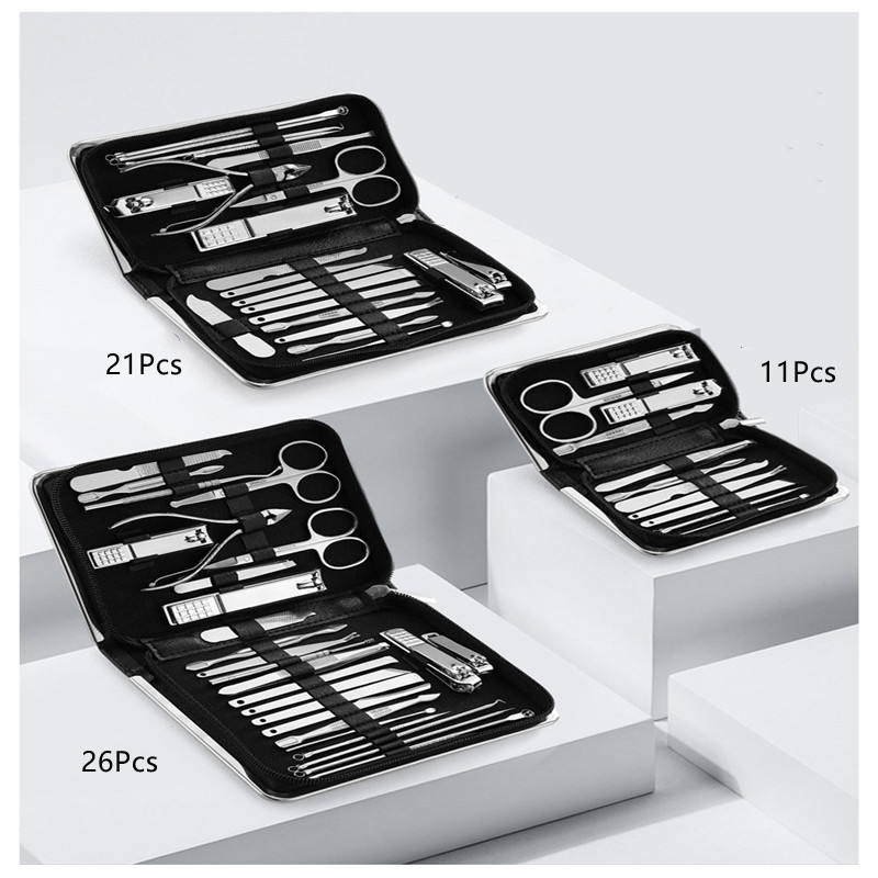 11-26 Pcs Manicure Set Stainle - Skincare Ingredients Checker 评论和价格