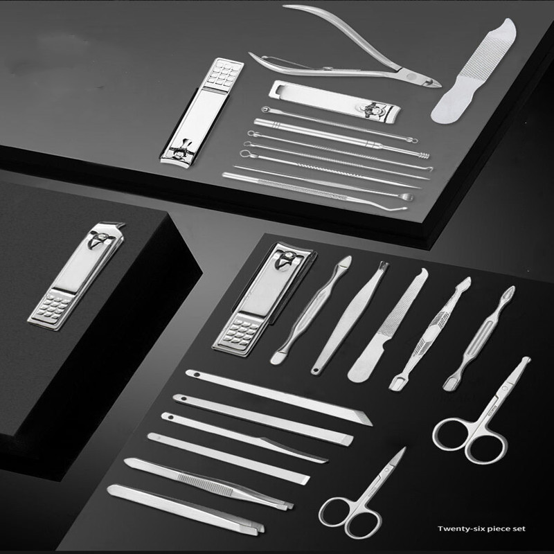 11-26 Pcs Manicure Set Stainle - Skincare Ingredients Checker 评论和价格