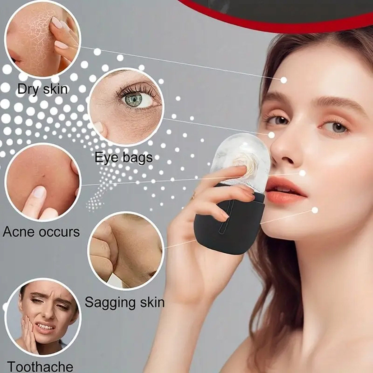 Ice Face Roller Set 1/2/3pcs F - Skincare Ingredients Checker 评论和价格