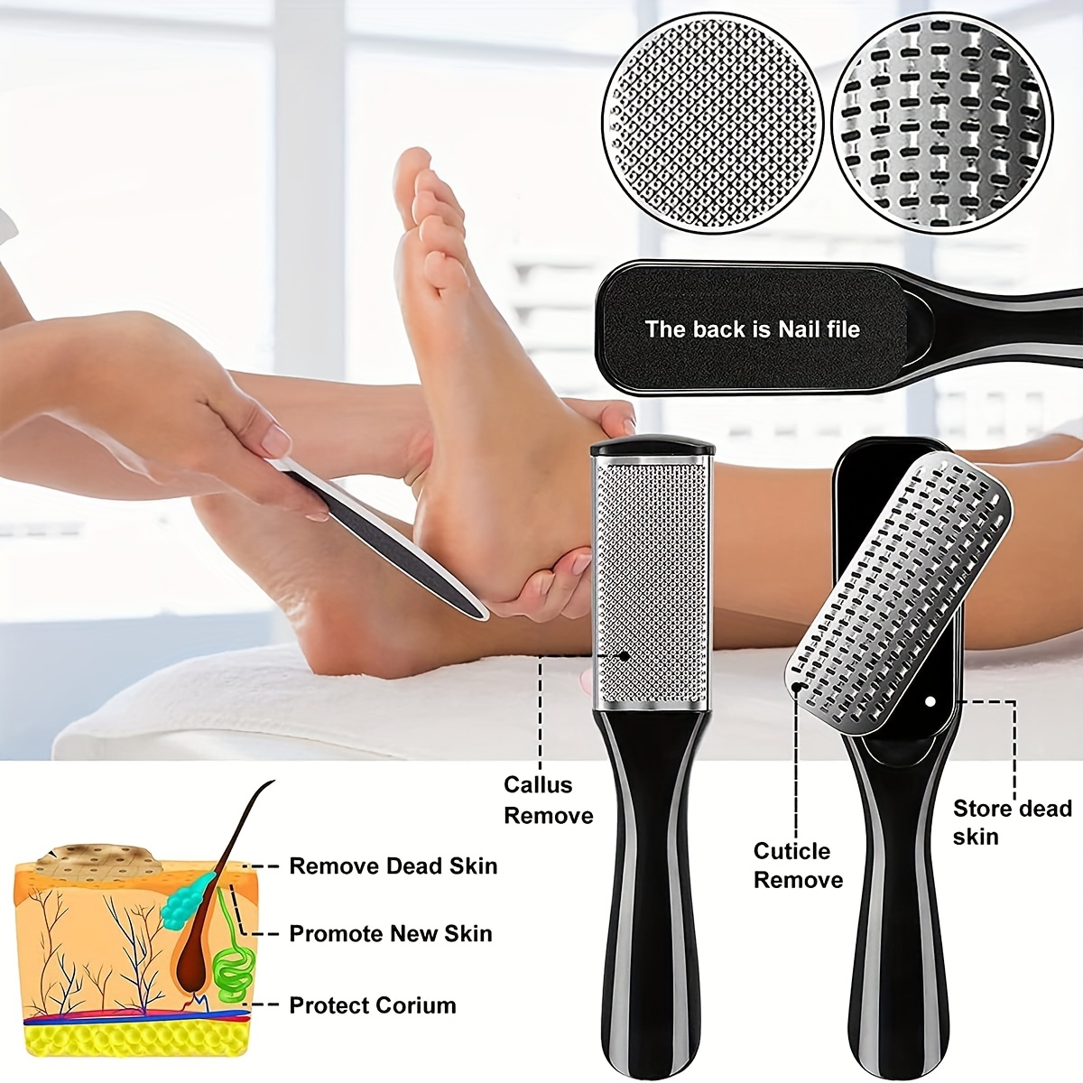 Stainless Steel Pedicure Tool  - Skincare Ingredients Checker 评论和价格