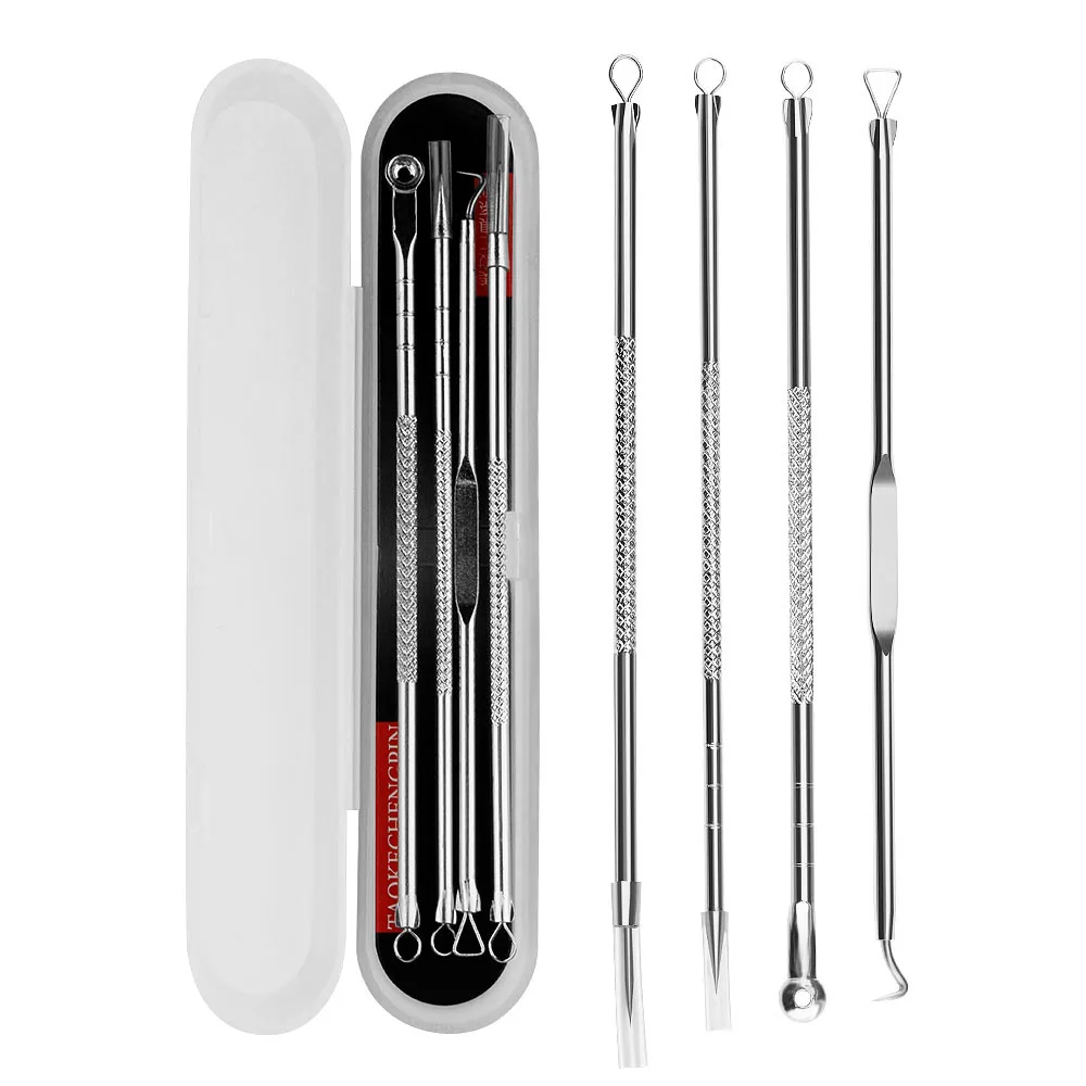 4Pcs Blackhead Acne Remover Se - Skincare Ingredients Checker 评论和价格