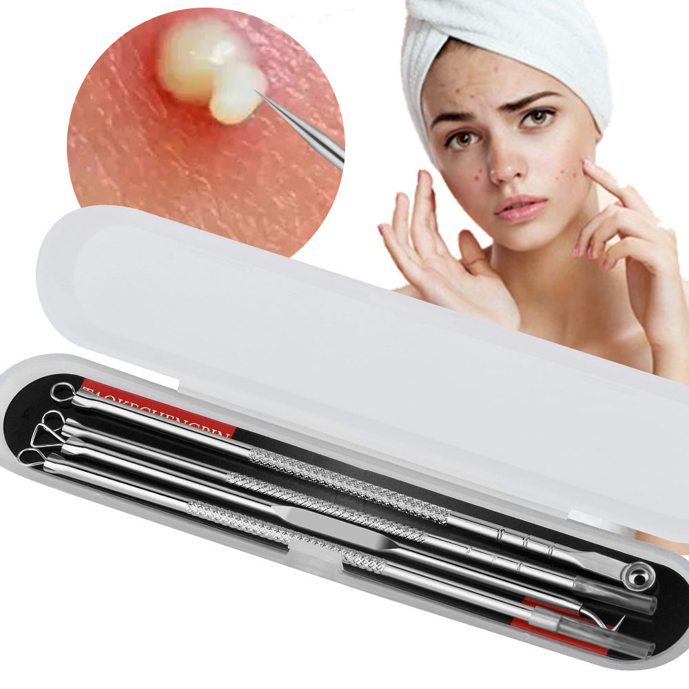 4Pcs Blackhead Acne Remover Se - Skincare Ingredients Checker 评论和价格