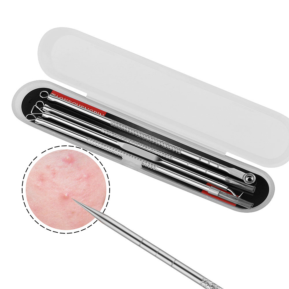 4Pcs Blackhead Acne Remover Se - Skincare Ingredients Checker 评论和价格