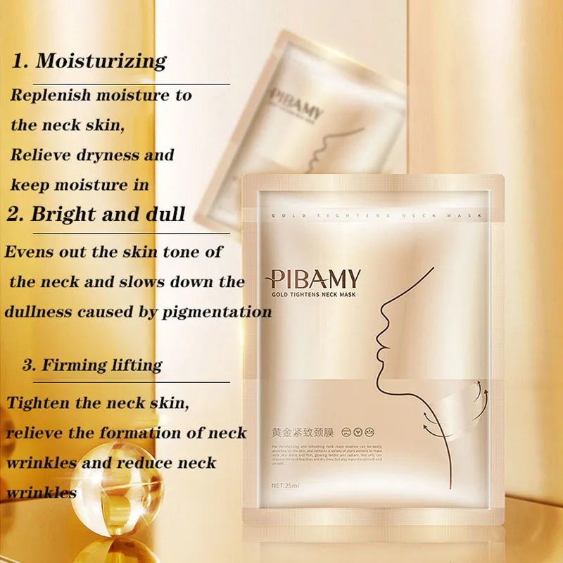 Gold Firming Neck Mask Moistur - Skincare Omg 评论和价格