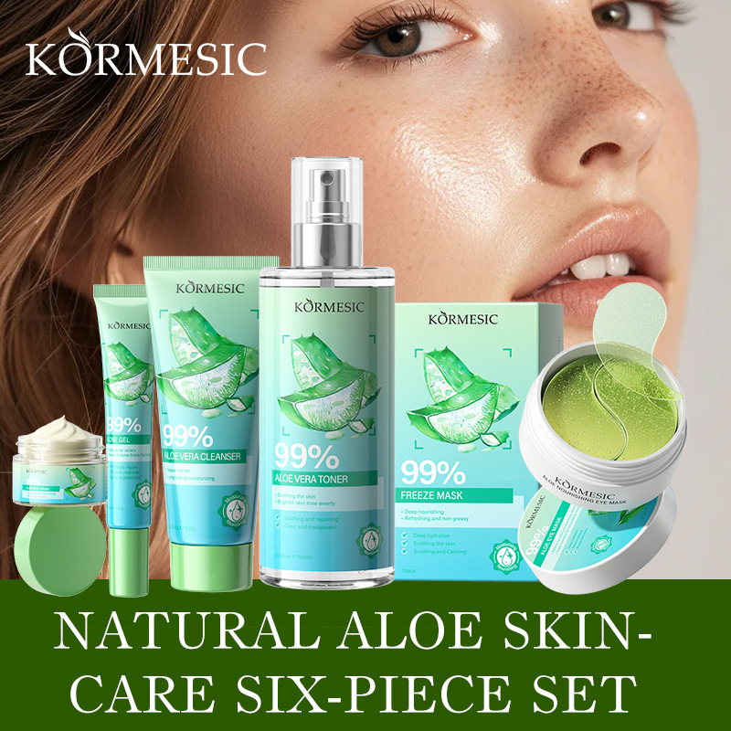 Aloe Vera Skincare Set Cleansi - Skincare Omg 评论和价格